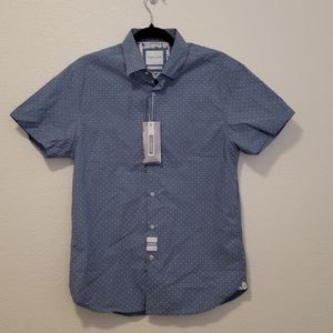 Denim & Flower Blue Collared Shirt